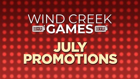 Promotions – Wind Creek.